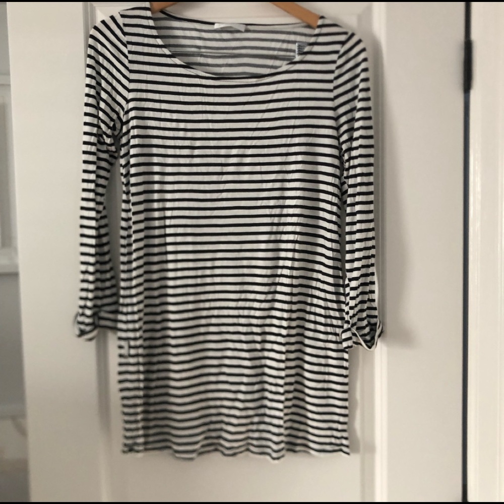 Light striped shirt. Long sleeve